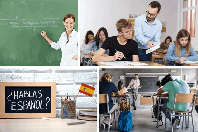 Collage-Curso-de-ELE-Profesor-de-Español